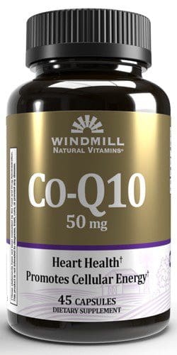 Windmill Natural Source Co-Q10 50 mg – 45 Capsules