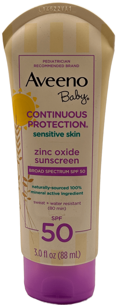 Aveeno Baby Zinc Oxide Sunscreen – SPF 50 – 3 FL OZ