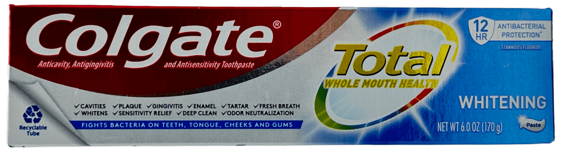 Colgate Total Whitening Toothpaste – 5.1 OZ