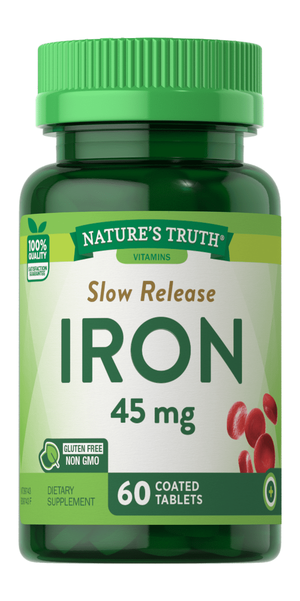 Nature’s Truth Iron 45 mg – 60 Coated Tablets